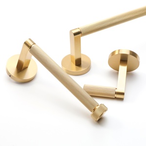 Maxery <span class=keywords><strong>Victor</strong></span>-Toallero largo de latón macizo con base de montaje en pared, toallero a prueba de herrumbre para el hogar, hotel y Villa - Product Image 5