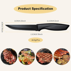 ชุดมีดสเต็ก 8 ชิ้น พร้อมโลโก้สั่งทำแบบมืออาชีพ - Product Image 2