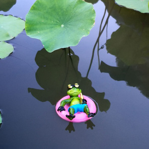 Không Thấm Nước Nhựa Ếch Bức Tượng Nổi Trang Trí Sân Vườn Ao Điêu Khắc Sơn Động Vật Bức Tượng Làm Bằng Tay Phong Cách Châu Âu Nhà - Product Image 3