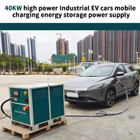 Station de recharge mobile avec batterie externe, sortie 40 kW, stockage d'énergie pour voiture, caravane, chargeur rapide portable DC