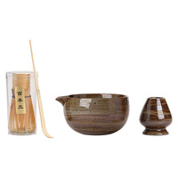 Ensemble cadeau matcha personnalisé, fouet en bambou, bol en céramique, kit fouet matcha avec logo, ensemble fouet à thé matcha