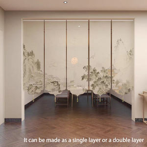 Rideau en bambou tissé artisanal, artisanat traditionnel, séparation, matériau naturel pour restaurant japonais - Product Image 1