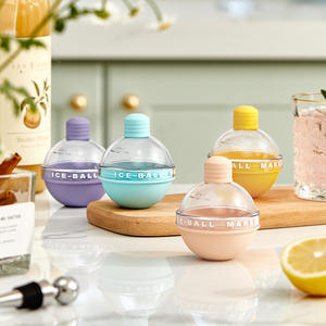 2.5 Inch Ice Ball Maker Mold Round Ice Cube Ice Sphere and <strong>Non</strong> <strong>Alcoholic</strong> Stackable Mold for <strong>Whiskey</strong> Coffee Cocktails - Product Image 1