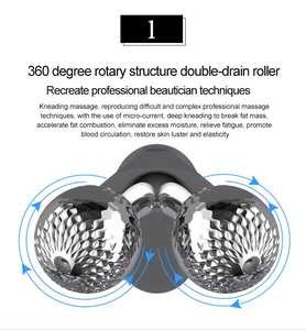 Masajeador de uso doméstico, Cara de hielo, cuello, cuerpo, celulitis, rodillo, masaje de elevación, dispositivo de belleza, masajeador muscular de pies, máquina de rodillos - Product Image 5