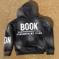 Sweat à capuche zippé personnalisé délavé à l'acide pour homme, coupe évasée avec cordon de serrage, effet vieilli, en tissu épais, ensemble de survêtement, OEM, marque privée