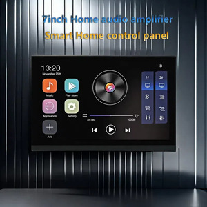 Amplificador de hogar de pantalla completa Android inteligente de 7 pulgadas receptores de reproductor de host de voz integrados para amplificador de hogar inteligente USB <span class=keywords><strong>Bluetooth</strong></span> - Product Image 1