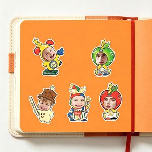 Pegatinas Decorativas Personalizadas con Fotos Divertidas, Caricaturas de Rostros, Venta al Por Mayor de Fábrica - Product Image 1