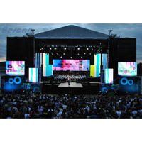 BESCAN Otudoor Dj Booth Écran Led Concert Scène Événement P3.9 P4.8 500X1000 Led Affichage Led Panneau Écran