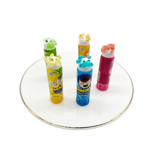 Multicolor Liquid Candy Sour <strong>Crazy</strong> Hair Liquid Jam <strong>Lipstick</strong> Shaped <strong>Crazy</strong> Liquid Candy with Fruit Flavor - Product Image 1