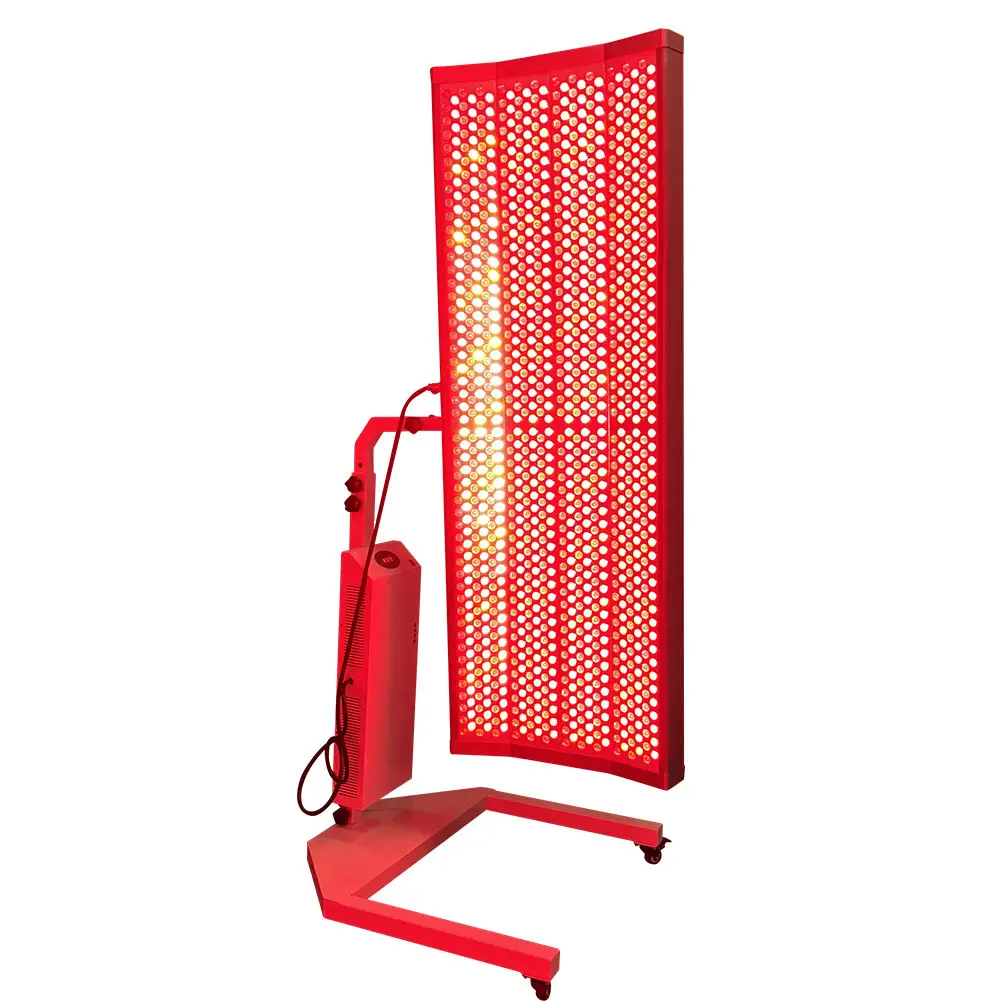 Palestre Home full body 6000W 660nm 850nm con altoparlante curve design stander motorizzato pannello del letto per terapia della luce rossa per salone di bellezza