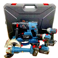 Ensemble d'outils électriques sans fil 5 en 1, multifonction, sans balais, avec mallette rigide, comprend une clé électrique, support OEM