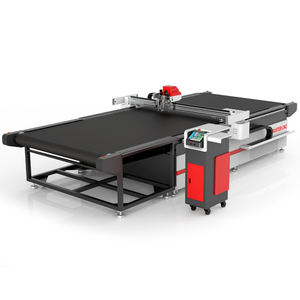 Máquina de corte de tela con cuchilla vibratoria CNC para lona de toldo de playa, parque, camping y sombrilla - Product Image 2