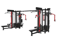 Équipement de fitness commercial multi-stations MMD, machine multifonctionnelle pour 8 personnes pour les salles de sport