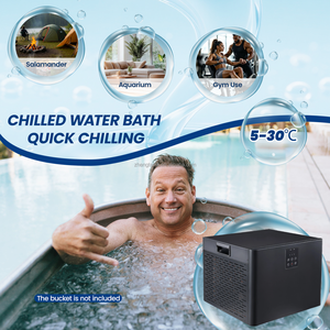 ZT Portable <b>Water</b> Chiller For Cold Plunge Pools High Quality Low Temp Cooling Tower <b>Water</b> Cooler Ice Bath Chiller Filter <b>Pump</b> - Product Image 2