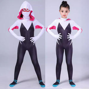 ชุดจั๊มสูทคอสเพลย์ฮาโลวีนสำหรับเด็กผู้หญิงชุดโกเวนสไปเดอร์แมนสำหรับผู้หญิง - Product Image 5