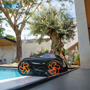 روبوت تنظيف سطح حمام السباحة الخارجي عالي الجودة وصديق للبيئة، جهاز إزالة الطحالب الأوتوماتيكي مع تحكم ذكي وبطارية ليثيوم - Product Image 4