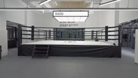 5M * 5M Stairs Rasied Anneau de boxe extérieur durable utilisé à vendre