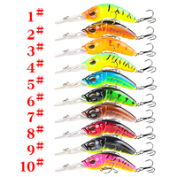 Nouvelle arrivée : Leurre de pêche artificiel Minnow 12,2 cm/14,5 g avec hameçons à plaque ultra large, appât dur flottant pour la pêche au bar