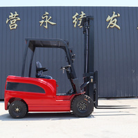 Livraison gratuite 1.5 tonnes chariot élévateur électrique logistique chariot élévateur gerbeur électrique levage hydraulique 2 tonnes 4x4 chariot élévateur électrique