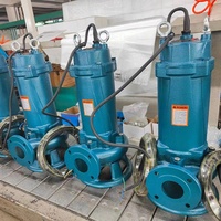 WQ Grinder Pompe de coupe Sand Mud Pompe à eaux usées à lisier submersible verticale