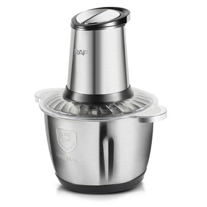 Hachoir à viande électrique multifonctionnel 3L grande capacité, trancheuse, écologique, classe énergétique A, ustensile de cuisine - Product Image 1