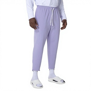Pantalons de jogging personnalisés en gros, coupe ample et épaisse, pour les labels de streetwear américains, tailles S M L XL. - Product Image 1