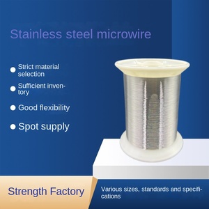 Filamento de <span class=keywords><strong>Microalambre</strong></span> de Acero Inoxidable 316L, Eje de Precisión, Fuente de Luz Brillante, Fabricantes, Modelo WS316L, Origen Hebei - Product Image 2