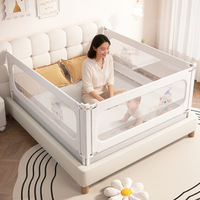 Beiji Baby Anti-Fall Bettgitter-Set aus Oxford-Material, 1,5m/1,8m/2m Längen, Kinderbett-Sicherheitsmodell