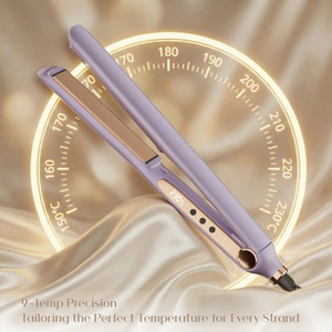 Lisseur de cheveux 120 mm, température réglable, ions négatifs, fer à coiffer rapide pour cheveux secs - Product Image 4