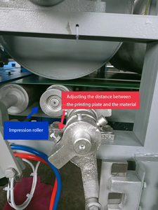 PP-Vliesstoff-Taschendruckmaschine für 2-Farben-Papier-, Plastik- und Jute-Taschen Flexodruckmaschine - Product Image 6