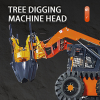 Équipement de déracinement d'arbres KESEN de haute qualité, machine à déraciner les arbres pour les arboriculteurs et les projets d'aménagement paysager