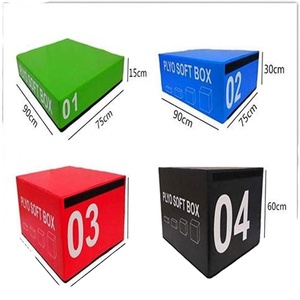 Caja Pliométrica de Espuma Suave para Entrenamiento, Equipo de Gimnasio Comercial para el Hogar, Venta al por Mayor de Fábrica - Product Image 1