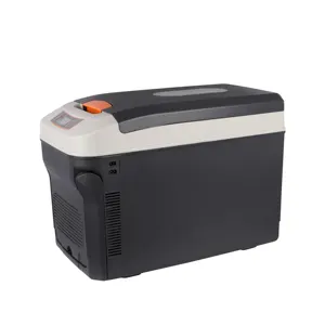 Portable AC 220V/DC 12V Camping Plastic Picnic 35L Powered Thermoelectric Cooler Box For Cars Temperature Control Car Car Fridg