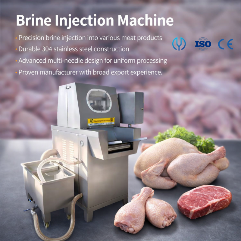 Liquid Injector Machine Fresh Meat Saline Liquid Injecting Machine Automatic Meat Pickle Salt ...