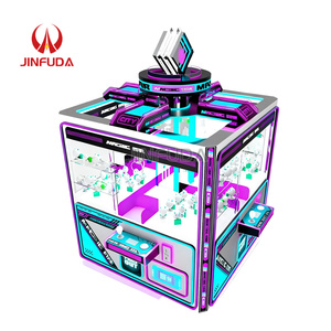Nouvelle conception de machine à cadeaux commerciale à pièces, Happy Hour, 4 personnes, <span class=keywords><strong>grue</strong></span> à griffes et attrape-confiseries pour bars et rassemblements sociaux - Product Image 2