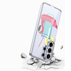 Le plus récent étui en TPU acrylique coloré de mode dans les sacs et étuis de téléphone portable pour <span class=keywords><strong>Samsung</strong></span> Galaxy S26 étui de téléphone à impression ultra personnalisée - Product Image 3