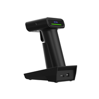 Escáner de código de barras WCMI 1D 2D QR Code USB inalámbrico de mano automático manos libres para tienda supermercado almacén inventario al por menor