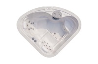 Promotion en stock : Spa triangulaire d'extérieur pour 2 personnes en acrylique, bain à remous d'angle avec système Balboa JW-2222