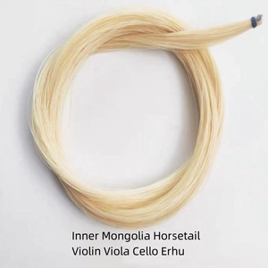 Venta al por mayor accesorios para instrumentos musicales violín <span class=keywords><strong>viola</strong></span> <span class=keywords><strong>violonchelo</strong></span> Erhu bajo arco pelo cola de caballo - Product Image 4