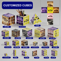 Cube Magique 4x4 Personnalisé OEM ODM avec Impression UV en Plastique ABS – Puzzle Promotionnel pour l'Industrie Automobile, Cadeau en Gros