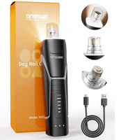 Vente en gros 2026 Global Platform Pet Ponceuse à ongles réglable à 6 vitesses 360 ° Lampe LED silencieuse 40 dB pour chiens, sans douleur, pour pattes de petits, moyens et grands chiens
