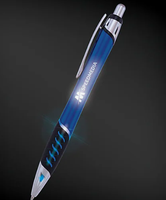 Stylos à bille rétractables personnalisés Techno Click avec logo promotionnel imprimé, cadeaux promotionnels, fournitures de bureau
