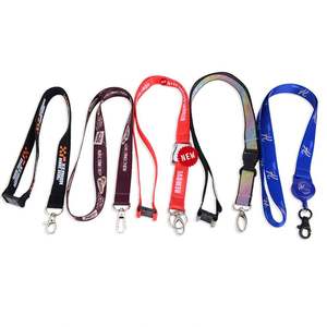 Cinta de poliéster en rollo para tarjetas de identificación, negra, personalizada, barata, al por mayor, con estampado por sublimación, de 10mm, 20mm, 25mm, para cordón de cuello. - Product Image 4