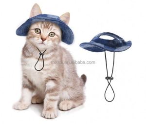 Sombrero para Perro, Protección Solar Primavera/Verano, para Samoyed, Corgi, con Orejas Expuestas, Diseño de Gato, Lindo Sombrero de Pescador - Product Image 2