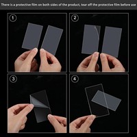 Cartes de Place Modernes en Acrylique Transparent Vierge pour Mariages, Panneaux de Table DIY, Décorations pour Événements, Fêtes et Banquets