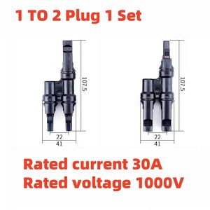 Kit de connecteurs solaires avec paires mâle/femelle, connecteurs de branche en T étanches à 3/4/5 voies pour systèmes photovoltaïques - Product Image 2