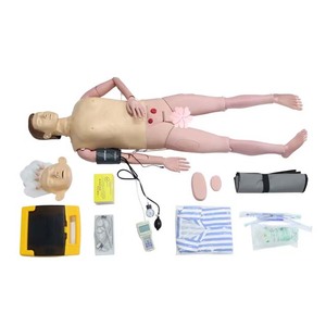 간호사 및 학교 훈련을위한 실물 크기 PVC AED 시뮬레이터 Manikin 전신 주먹 보조 트레이너 의학 항목 - Product Image 1