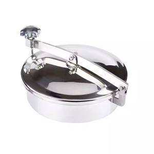 टैंक के लिए 304/316L स्टेनलेस स्टील सैनिटरी लॉकिंग कम दबाव मैनहोल - Product Image 3