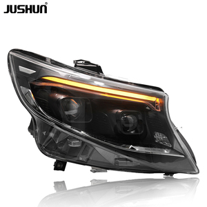 Faro LED JUSHUN para <span class=keywords><strong>Mercedes</strong></span> Benz <span class=keywords><strong>Vito</strong></span> 2016-2023 W447, faro delantero DRL, lente de proyector, accesorios modificados dinámicos - Product Image 1