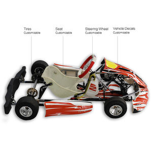 Kart à pédales Vortkart High Standard Eco-Friendly Practice Go Bodies avec karting électrique à essence EA-EV pour jeunes, prêt à être expédié - Product Image 5